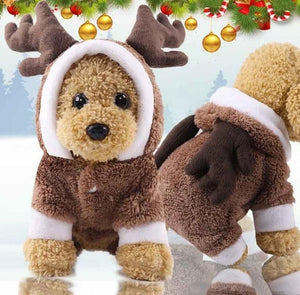 Christmas Cat Clothes Halloween Clothes For Cats New Year Puppy Outfit Pet Cat Clothes For Chihuahua Winter Warm Pet Clothes