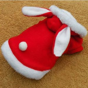 Cat Clothes Mascotas Costume Clothes For Pet Hoodies Cute Rabbit Cat Kitten Clothing Puppy Fleece Warm Pet Cat Jacket Outfit